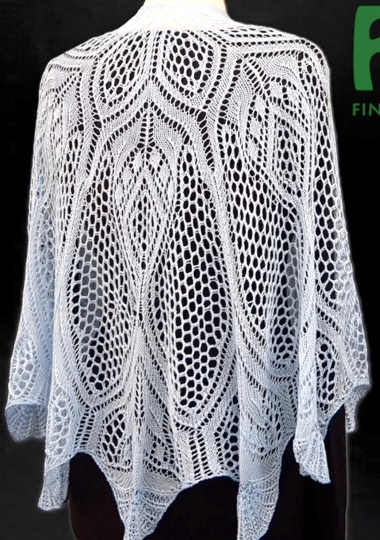 Star Flower Shawl Pattern