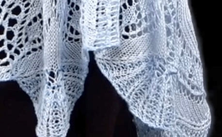 Star Flower Shawl Pattern
