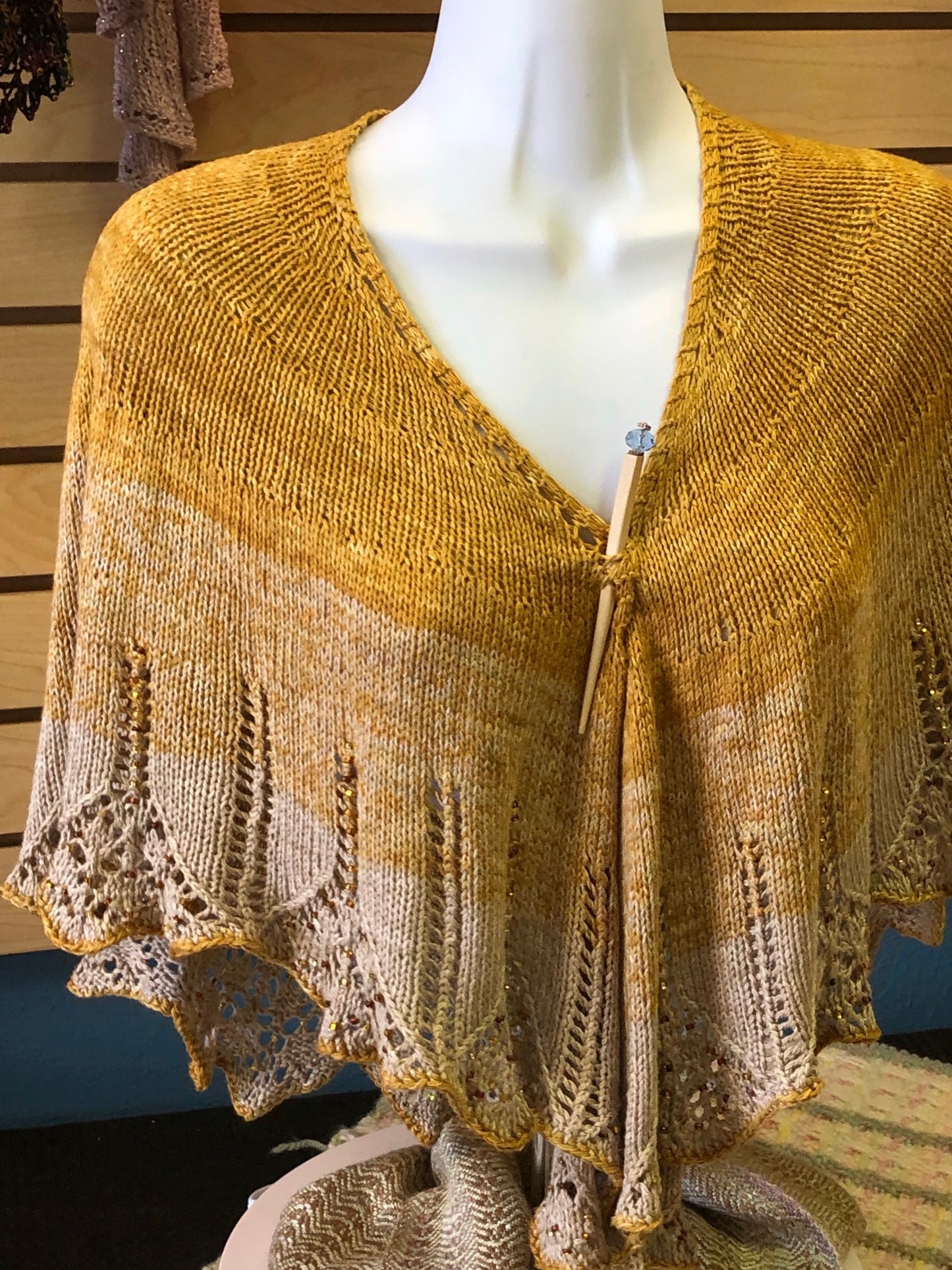 Caramel Crescent Shawl Pattern