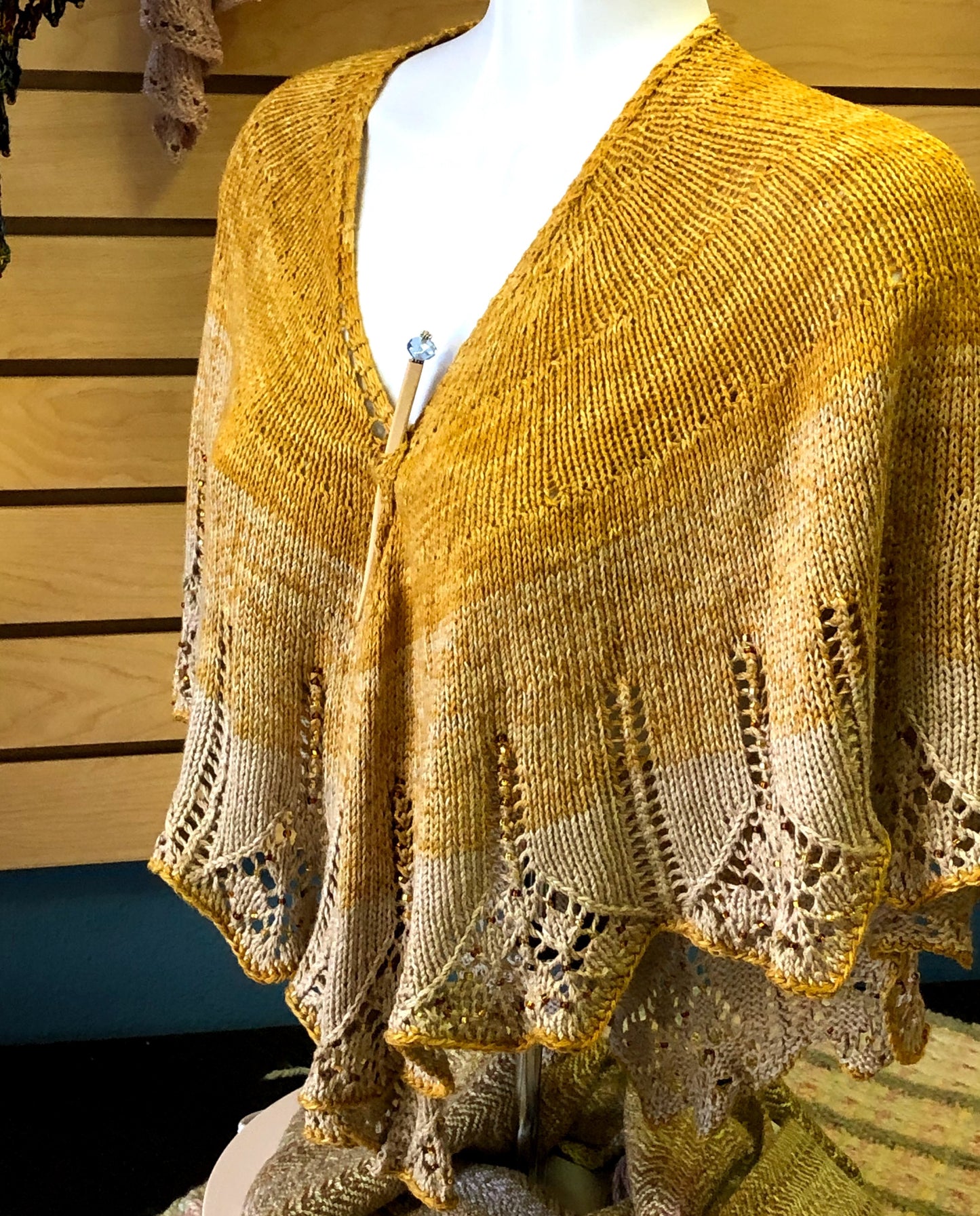 Caramel Crescent Shawl Pattern