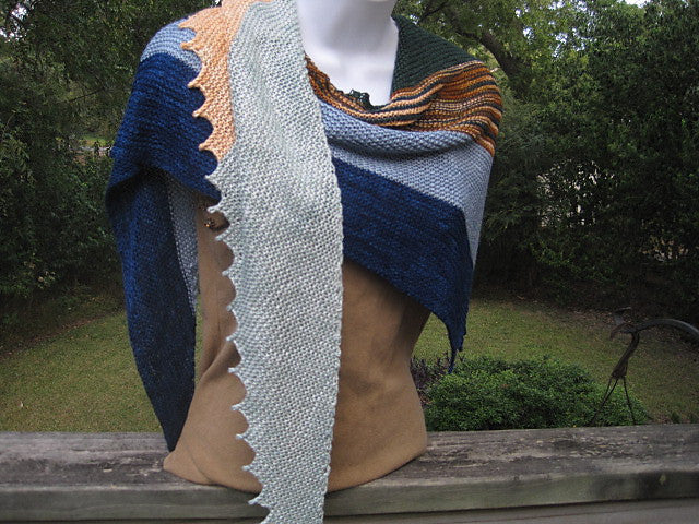 Color Banded Hitchhiker Yarn Kit