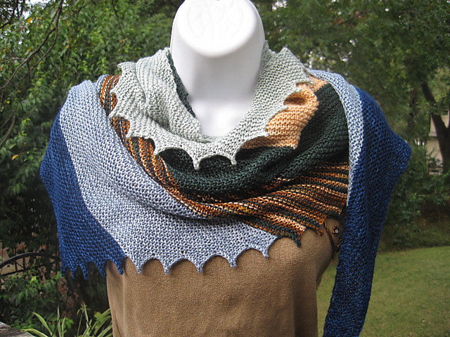 Color Banded Hitchhiker Yarn Kit