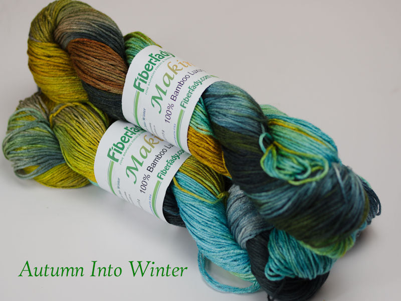 Bamboo, to Shine in the Summer Sun - SpaceCadet Hand-dyed Yarns