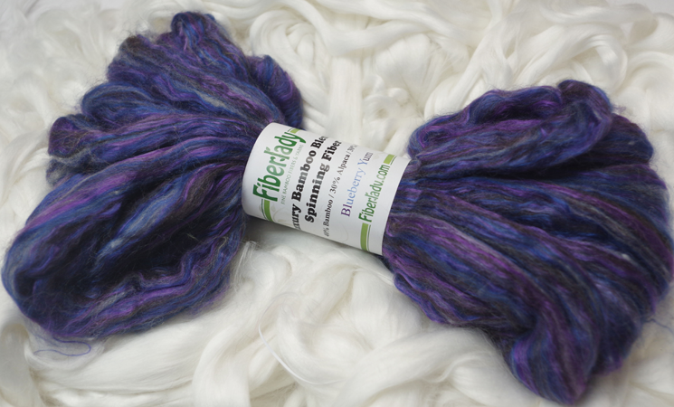 Alpaca Bamboo Blended Roving