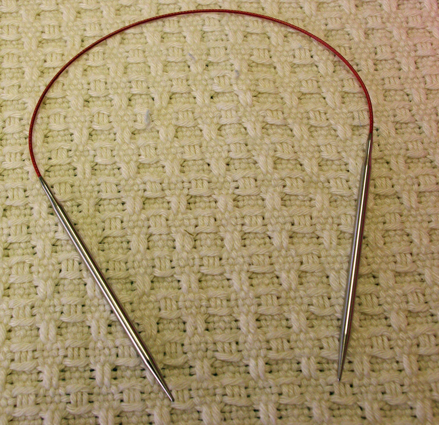 ChiaoGoo Stainless Steel 40" Red Lace Circular Knitting Needles