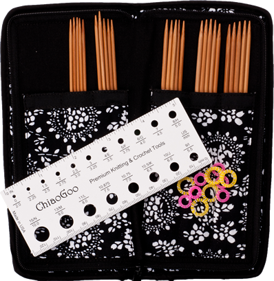 ChiaoGoo Bamboo Double Point Knitting Needle Set