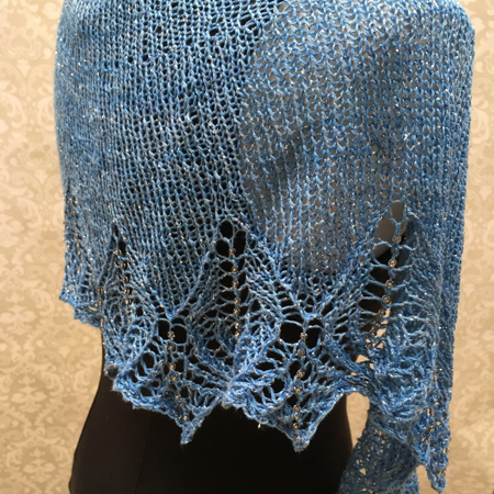 Lyra's Song Shawl Pattern for Fingering Weight