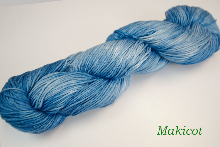 Makicot Indigo Dyed Bamboo Cotton Yarn