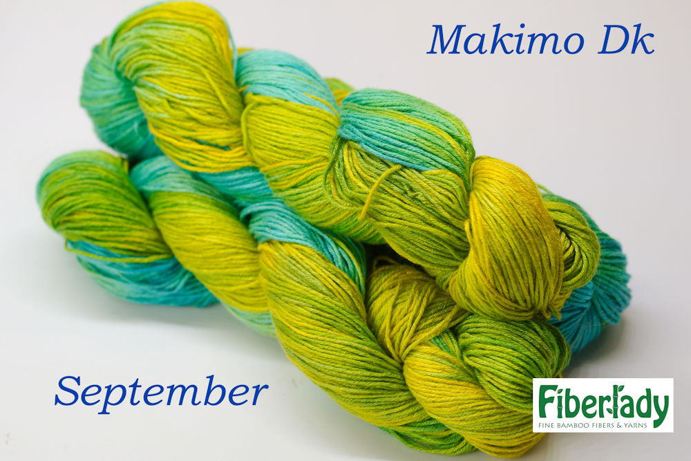 Makimo Hand Painted Bamboo Yarn