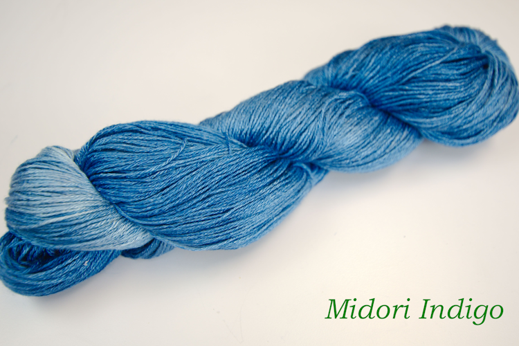 Midori Indigo Dyed Bamboo Yarns