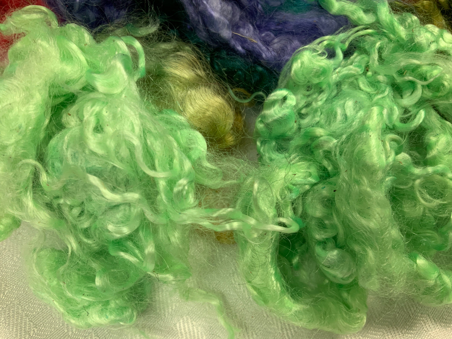 Mohair Locks Dyed Ounces