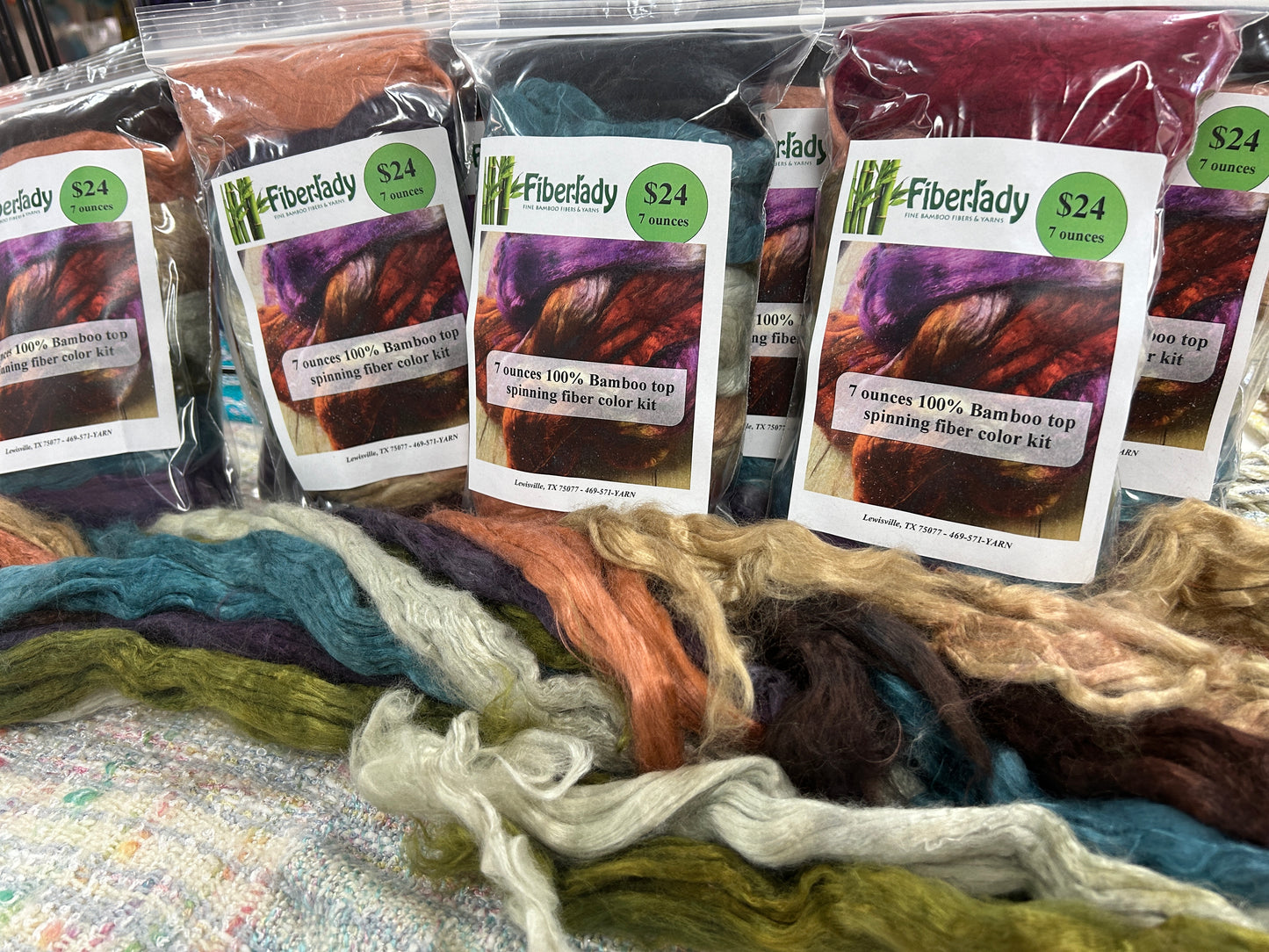 Bamboo Roving Color Pack