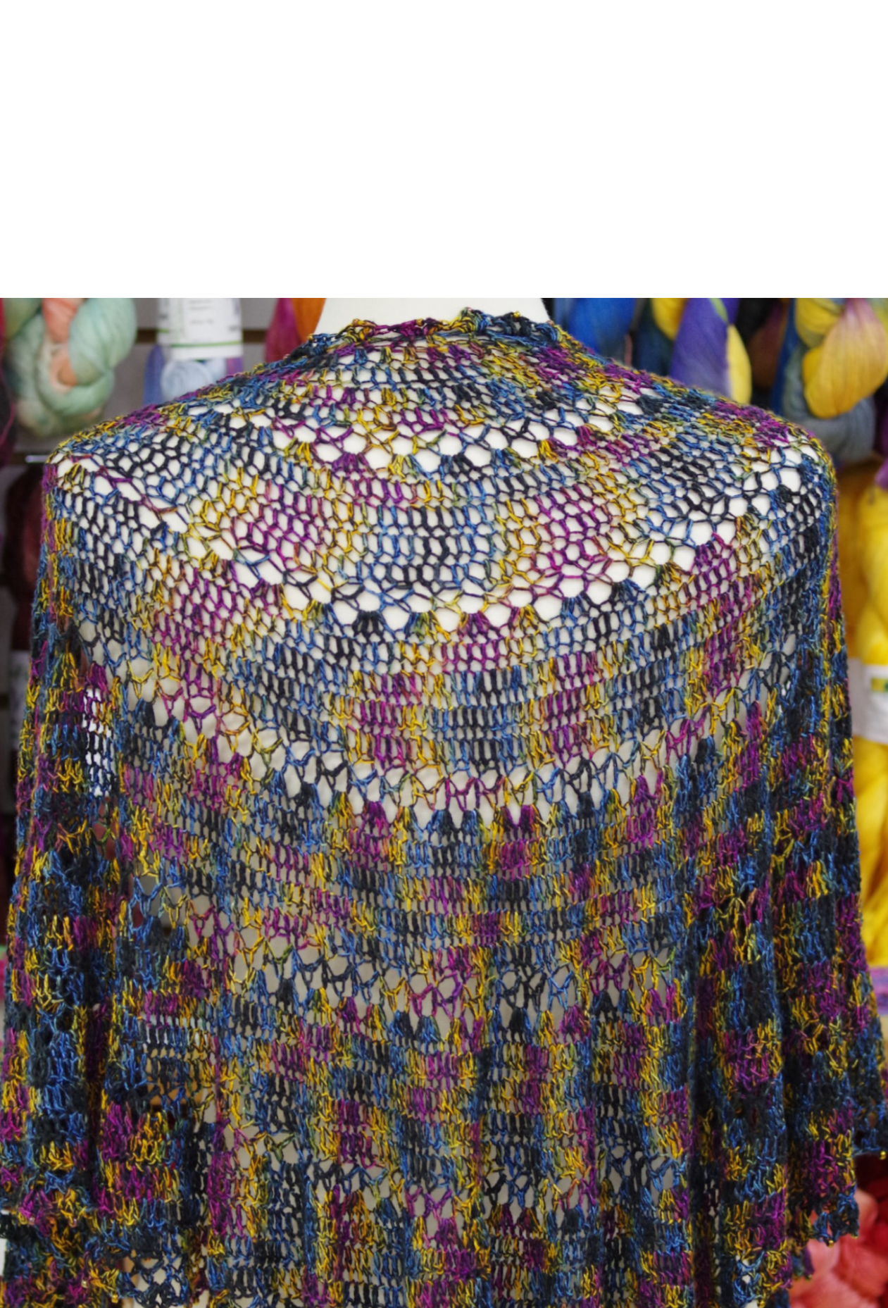 Fanfare Crocheted Shawl Pattern