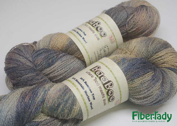 BaaBoo Handpainted Merino Bamboo Yarn