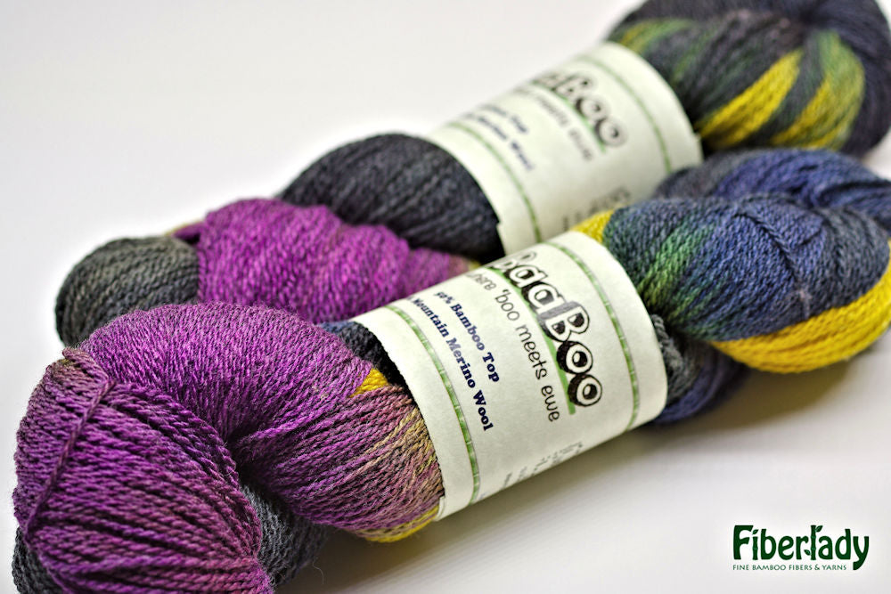 BaaBoo Handpainted Merino Bamboo Yarn