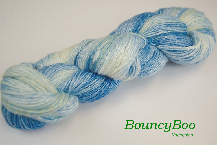 BouncyBoo Indigo Dyed Bamboo Sock Yarn