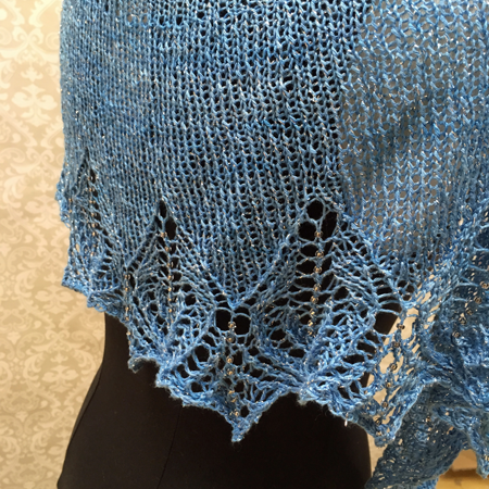 Lyra's Song Shawl Pattern for Fingering Weight