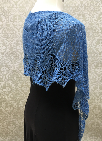 Lyra's Song Shawl Pattern for Fingering Weight