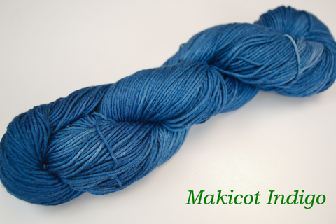 Makicot Indigo Dyed Bamboo Cotton Yarn