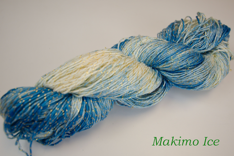 Makimo Ice Indigo Dyed Bamboo Yarn